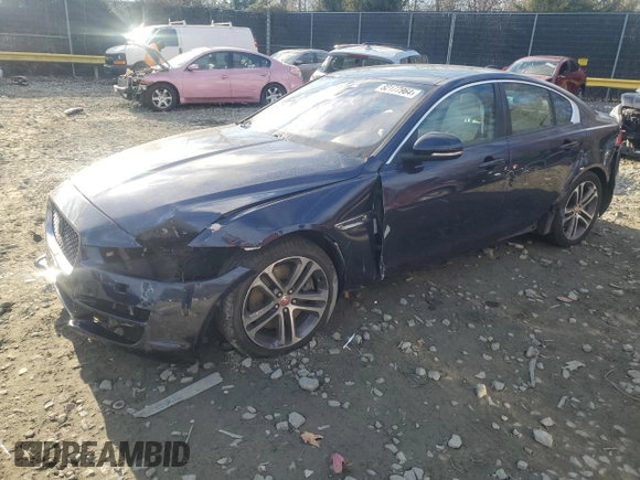 2017 Jaguar XE 35t Premium with VIN SAJAD4BV7HA970153, listed as a Copart auction lot 82177964 with 86,148 mi miles and Salvage Title. Bid and sale history available at DreamBid. Image 1.