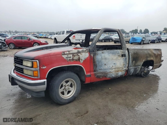 1993 Chevrolet C/K 1500 with VIN 1GCDC14K8PZ157615, listed as a Copart auction lot 71375854 with 0 mi miles and Non Repairable. Bid and sale history available at carsss.com. Image 1.