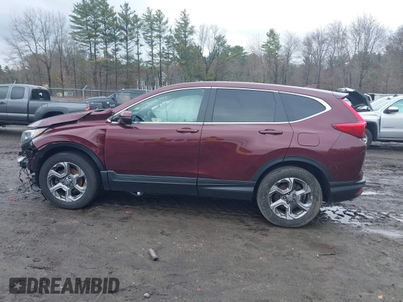 2019 Honda CR-V EX-L with VIN 2HKRW2H87KH620880, listed as a IAAI auction lot 41979258 with 108,783 mi miles. Bid and sale history available at carsss.com. Image 14.