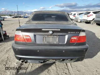 2006 BMW 3 Series 330Ci with VIN WBABW53496PZ41513, listed as a Copart auction lot 82314344 with 0 mi miles and Salvage Title. Bid and sale history available at carsss.com. Image 6.