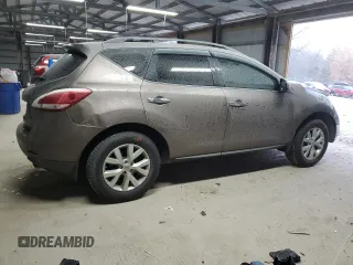 2013 Nissan Murano S with VIN JN8AZ1MU4DW202859, listed as a Copart auction lot 83382894 with 267,449 mi miles and Clean Title. Bid and sale history available at carsss.com. Image 3.