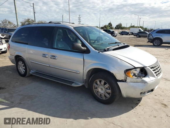 2006 Chrysler Town & Country LWB Touring with VIN 2A4GP54L36R647934, listed as a Copart auction lot 42518635 with 176,609 mi miles and Salvage Title. Bid and sale history available at carsss.com. Image 4.