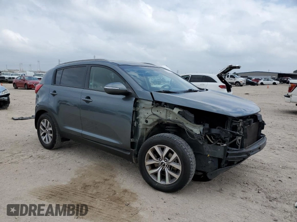 2015 Kia Sportage LX with VIN KNDPB3AC6F7763658, listed as a Copart auction lot 51420905 with 160,245 mi miles and Salvage Title. Bid and sale history available at DreamBid. Image 4.