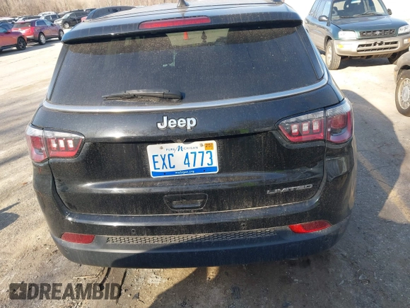 2018 Jeep Compass Limited z VIN 3C4NJCCBXJT140580, wystawiony jako IAAI lot #41797010 z przebiegiem 144 035 mil mil oraz . Historia ofert i sprzedaży dostępna na DreamBid. Obrazek 16.