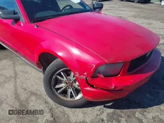 2005 Ford Mustang Deluxe with VIN 1ZVFT80N255128730, listed as a IAAI auction lot 41821271 with 324,513 mi miles. Bid and sale history available at carsss.com. Image 6.