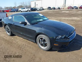 2013 Ford Mustang V6 with VIN 1ZVBP8AM3D5235860, listed as a IAAI auction lot 41778077 with 163,671 mi miles and . Bid and sale history available at DreamBid. Image 1.
