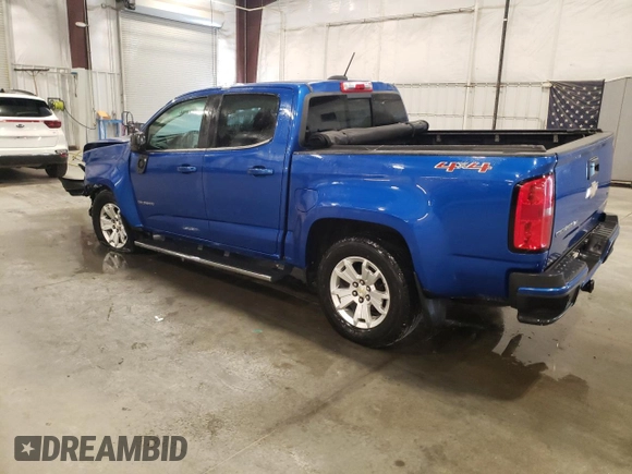 2020 Chevrolet Colorado 4WD LT with VIN 1GCGTCEN2L1202736, listed as a Copart auction lot 52137005 with 49,260 mi miles and Salvage title. Bid and sale history available at DreamBid. Image 2.
