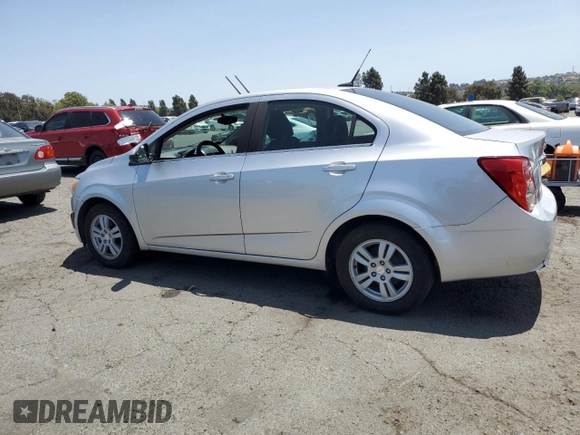 2014 Chevrolet Sonic LT z VIN 1G1JC5SH9E4199067, wystawiony jako Copart lot #61065235 z przebiegiem Nie podano mil oraz Szkoda całkowita • Salvage title. Historia ofert i sprzedaży dostępna na DreamBid. Obrazek 2.