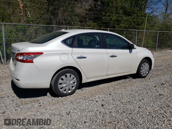 2014 Nissan Sentra S with VIN 3N1AB7AP5EY293493, listed as a Copart auction lot 55183065 with 240,826 mi miles and Clean Title. Bid and sale history available at DreamBid. Image 3.