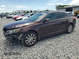 2015 Kia Optima EX with VIN 5XXGN4A71FG409750, listed as a Copart auction lot 64105865 with 313,992 mi miles and Salvage title. Bid and sale history available at DreamBid. Image 1.