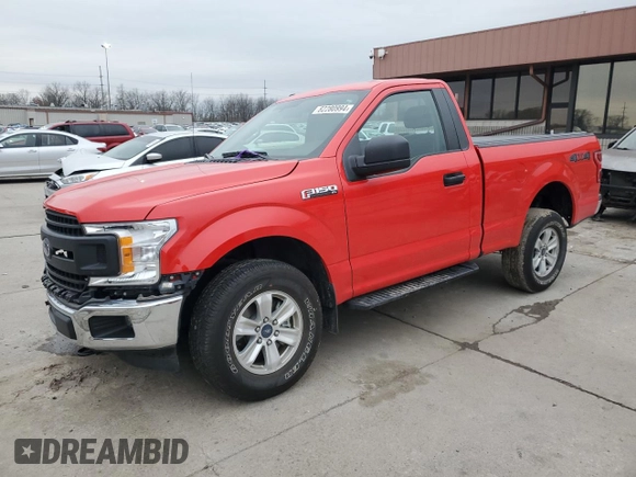 2018 Ford F-150 XL with VIN 1FTMF1EB5JFC94669, listed as a Copart auction lot 82280994 with 16,133 mi miles and Salvage Title. Bid and sale history available at carsss.com. Image 1.