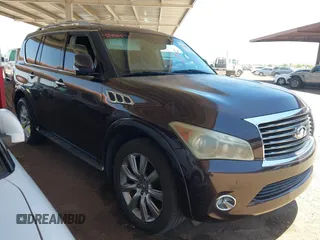 2012 Infiniti QX56 7-passenger with VIN JN8AZ2NE8C9020897, listed as a IAAI auction lot 42453571 with 173,145 mi miles and . Bid and sale history available at DreamBid. Image 1.