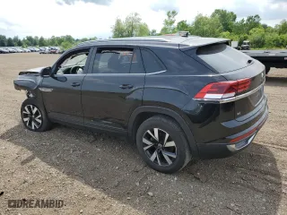 2021 Volkswagen Atlas Cross Sport 2.0T SE with VIN 1V2LC2CA5MC200203, listed as a Copart auction lot 58023304 with 53,392 mi miles and Salvage Title. Bid and sale history available at carsss.com. Image 2.