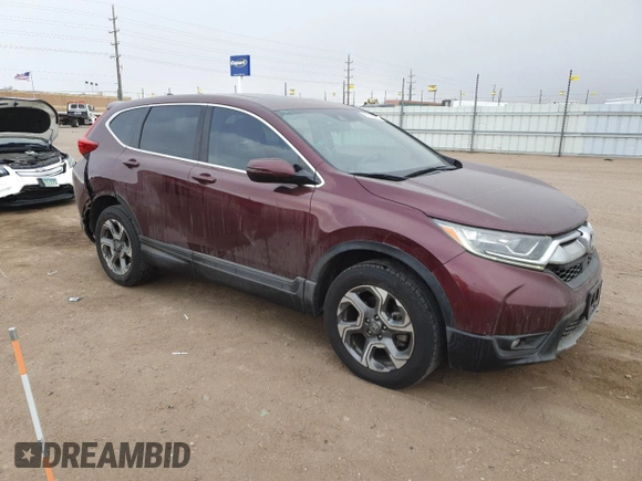 2017 Honda CR-V EX with VIN 2HKRW2H51HH638225, listed as a Copart auction lot 49729385 with 134,989 mi miles and Salvage Title. Bid and sale history available at carsss.com. Image 4.