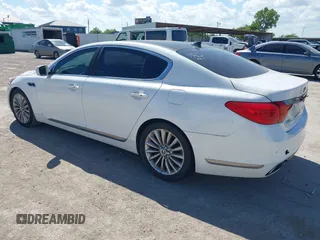 2015 Kia K900 Luxury with VIN KNALW4D49F6019018, listed as a IAAI auction lot 42594496 with 144,028 mi miles and . Bid and sale history available at DreamBid. Image 3.