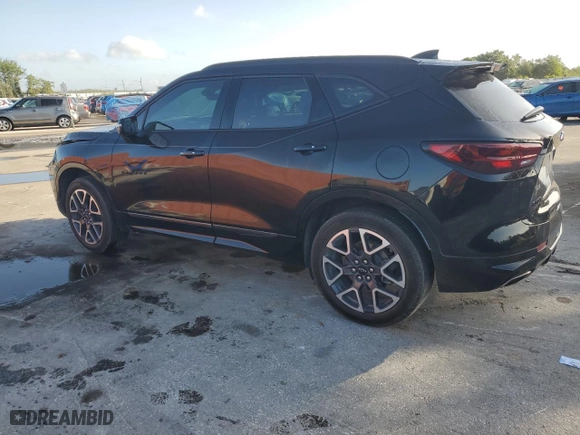 2023 Chevrolet Blazer RS with VIN 3GNKBERS3PS190889, listed as a Copart auction lot 51268455 with 27,921 mi miles and Non Repairable. Bid and sale history available at carsss.com. Image 2.