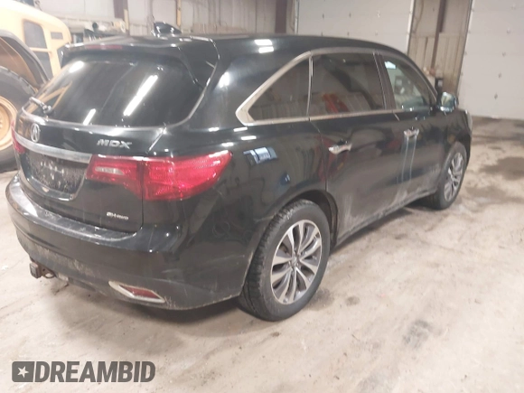 2014 Acura MDX Tech Pkg with VIN 5FRYD4H45EB001190, listed as a IAAI auction lot 41737453 with 220,495 mi miles. Bid and sale history available at carsss.com. Image 4.