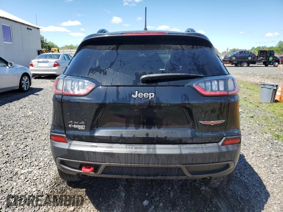 2022 Jeep Cherokee Trailhawk with VIN 1C4PJMBX8ND543366, listed as a Copart auction lot 55805195 with 61,926 mi miles and Salvage title. Bid and sale history available at DreamBid. Image 6.