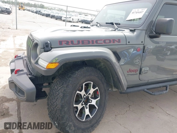 2020 Jeep Wrangler Unlimited Rubicon z VIN 1C4HJXFG2LW267154, wystawiony jako IAAI lot #41745497 z przebiegiem 28 692 mil mil oraz . Historia ofert i sprzedaży dostępna na DreamBid. Obrazek 18.