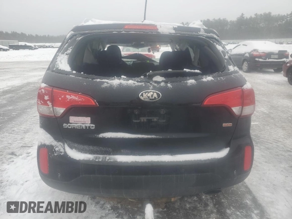 2014 Kia Sorento LX with VIN 5XYKTDA70EG511079, listed as a Copart auction lot 83222574 with 0 mi miles and Salvage Title. Bid and sale history available at carsss.com. Image 6.