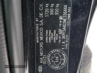 2021 Kia Forte EX with VIN 3KPF54AD2ME336444, listed as a Copart auction lot 88734225 with 76,017 mi miles and Salvage Title. Bid and sale history available at DreamBid. Image 13.