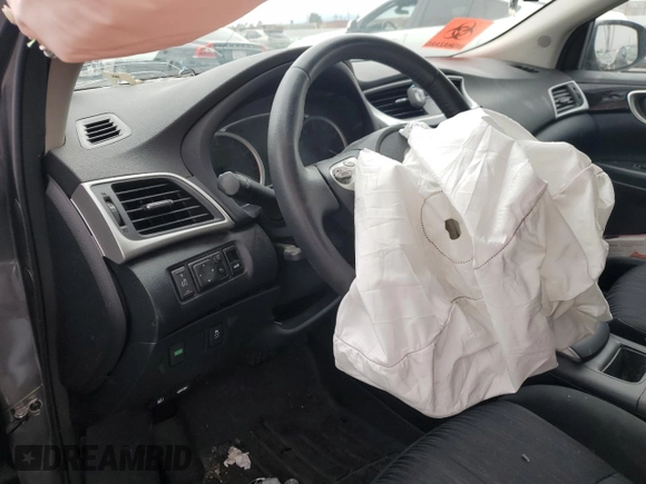 2019 Nissan Sentra SV with VIN 3N1AB7AP7KY401723, listed as a Copart auction lot 48760795 with Not Provided miles and Salvage Title. Bid and sale history available at DreamBid. Image 9.