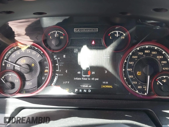 2017 Ram 1500 Rebel with VIN 1C6RR7YT5HS502546, listed as a IAAI auction lot 40218006 with 118,546 mi miles and . Bid and sale history available at DreamBid. Image 7.