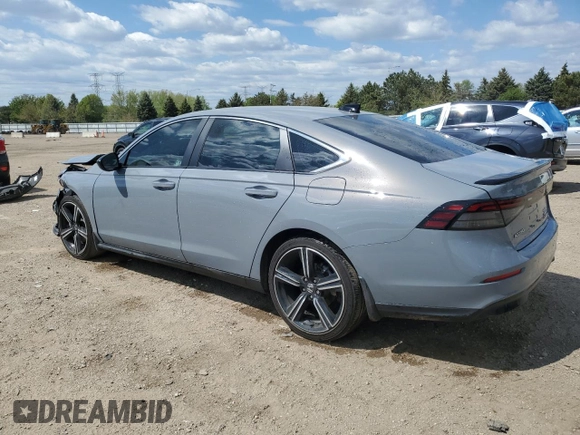 2023 Honda Accord Sport with VIN 1HGCY2F58PA054169, listed as a Copart auction lot 55756215 with 24,150 mi miles and Salvage title. Bid and sale history available at DreamBid. Image 2.