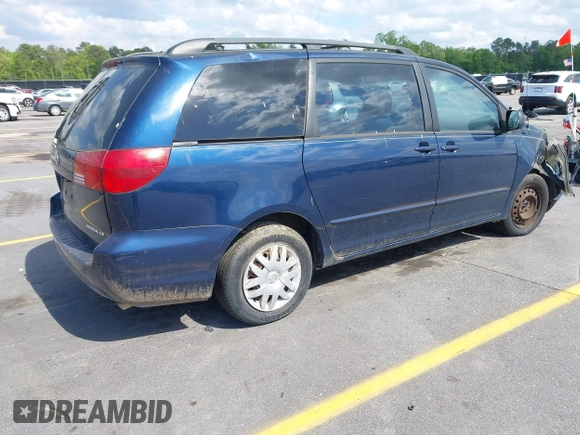 2005 Toyota Sienna CE with VIN 5TDZA23C65S290321, listed as a IAAI auction lot 42006996 with 161,256 mi miles. Bid and sale history available at carsss.com. Image 4.