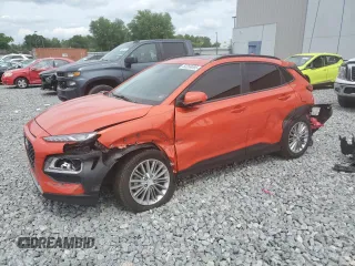 2020 Hyundai Kona SEL Plus with VIN KM8K62AA7LU558429, listed as a Copart auction lot 50359095 with 44,432 mi miles and Salvage Title. Bid and sale history available at carsss.com. Image 1.