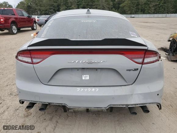 2022 Kia Stinger GT-Line with VIN KNAE35LD8N6106545, listed as a Copart auction lot 74806484 with 0 mi miles and Salvage Title. Bid and sale history available at carsss.com. Image 6.