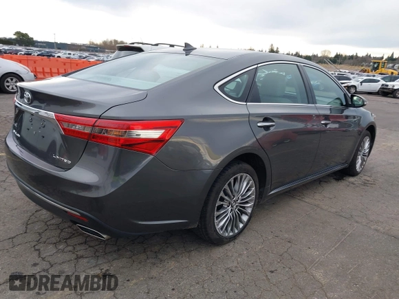 2016 Toyota Avalon Limited with VIN 4T1BK1EB8GU238289, listed as a IAAI auction lot 41260550 with 32,058 mi miles and . Bid and sale history available at carsss.com. Image 4.