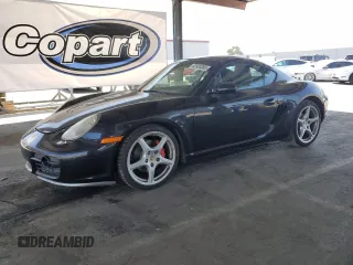 2006 Porsche Cayman S с VIN WP0AB29886U780334, выставлен на аукционе Copart как лот 53928365 с пробегом 108 509 миль миль и Чистый • Clean title. История ставок и продаж доступна на DreamBid. Изображение 1.