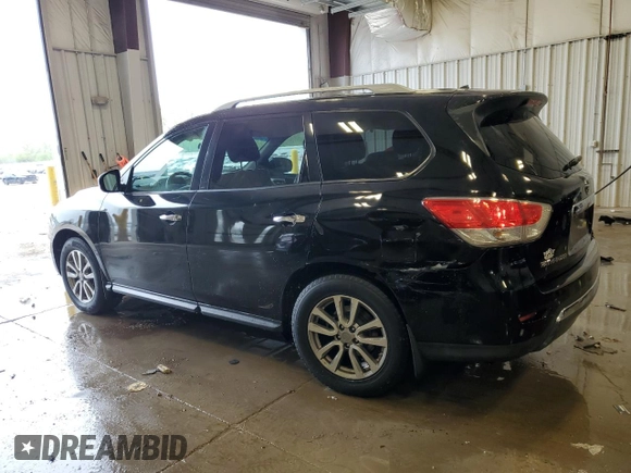 2015 Nissan Pathfinder SL with VIN 5N1AR2MM5FC714180, listed as a Copart auction lot 56580415 with 124,512 mi miles and Non repairable. Bid and sale history available at DreamBid. Image 2.