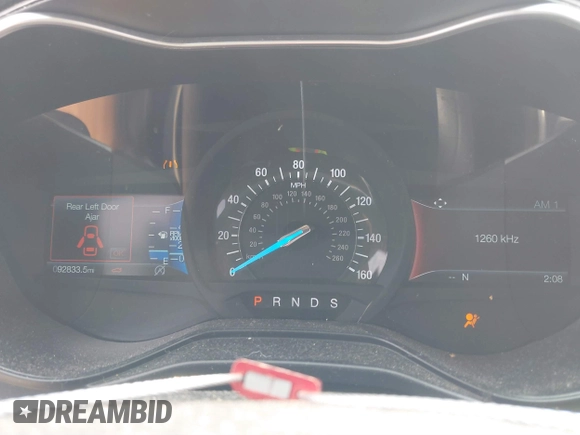 2019 Ford Fusion SEL with VIN 3FA6P0CD4KR224479, listed as a IAAI auction lot 40087591 with 92,833 mi miles. Bid and sale history available at carsss.com. Image 7.