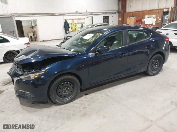 2018 Mazda Mazda3 4-Door Grand Touring with VIN 3MZBN1W34JM181651, listed as a IAAI auction lot 41908888 with 54,073 mi miles. Bid and sale history available at carsss.com. Image 2.