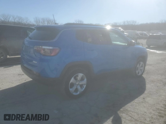 2019 Jeep Compass Latitude with VIN 3C4NJDBB1KT656853, listed as a Copart auction lot 42610565 with 25,205 mi miles and Clean Title. Bid and sale history available at carsss.com. Image 3.