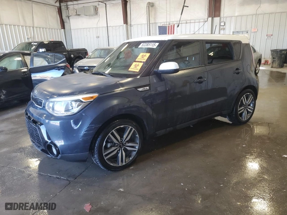 2016 Kia Soul + with VIN KNDJP3A54G7271477, listed as a Copart auction lot 52285115 with 95,322 mi miles and Non Repairable. Bid and sale history available at carsss.com. Image 1.