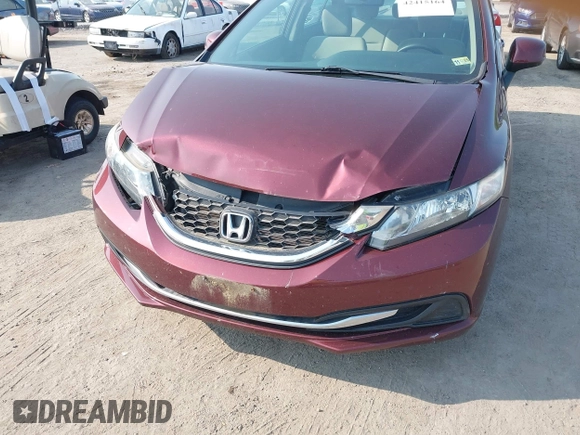 2013 Honda Civic LX z VIN 19XFB2F51DE263355, wystawiony jako IAAI lot #42415164 z przebiegiem 102 748 mil mil oraz . Historia ofert i sprzedaży dostępna na DreamBid. Obrazek 6.