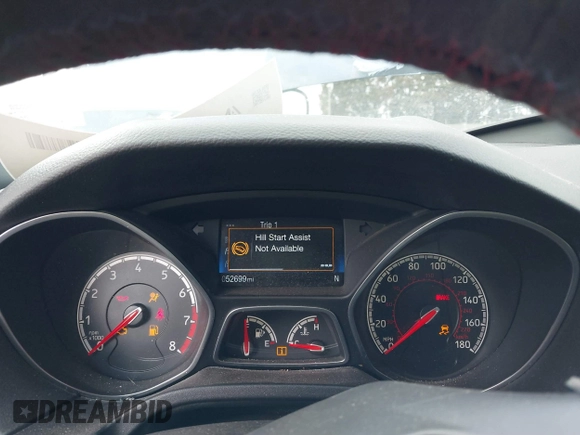 2017 Ford Focus ST with VIN 1FADP3L91HL259914, listed as a IAAI auction lot 41630640 with 52,699 mi miles and . Bid and sale history available at carsss.com. Image 7.