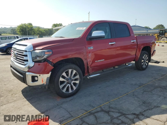 2018 Toyota Tundra SR5 with VIN 5TFHW5F16JX678999, listed as a Copart auction lot 64067595 with 45,627 mi miles and Salvage title. Bid and sale history available at DreamBid. Image 1.