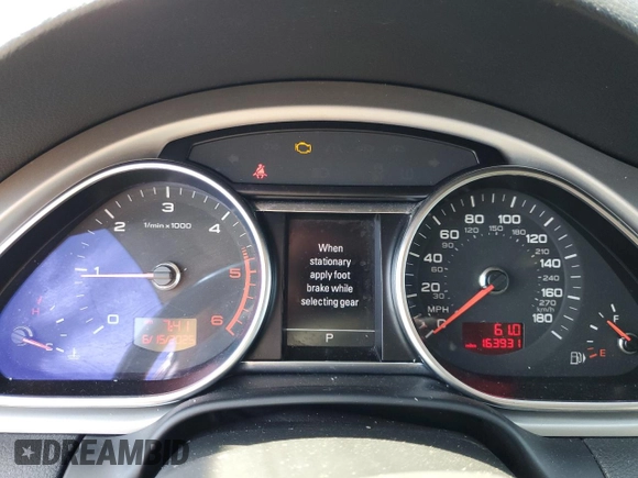 2011 Audi Q7 Premium Plus with VIN WA1LMAFE0BD005067, listed as a Copart auction lot 62080395 with 163,931 mi miles and Clean title. Bid and sale history available at DreamBid. Image 9.
