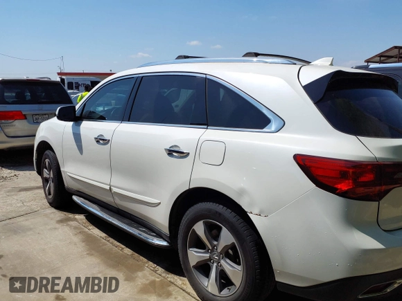 2014 Acura MDX with VIN 5FRYD4H23EB006953, listed as a IAAI auction lot 42037434 with 167,334 mi miles. Bid and sale history available at carsss.com. Image 15.