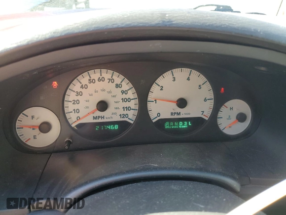 2007 Dodge Grand Caravan SE with VIN 1D4GP24R97B166226, listed as a Copart auction lot 52007485 with 217,468 mi miles and Salvage Title. Bid and sale history available at DreamBid. Image 9.