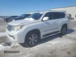 2010 Lexus GX 460 Premium with VIN JTJJM7FX2A5001531, listed as a Copart auction lot 45975505 with 185,649 mi miles and Salvage title. Bid and sale history available at DreamBid. Image 1.