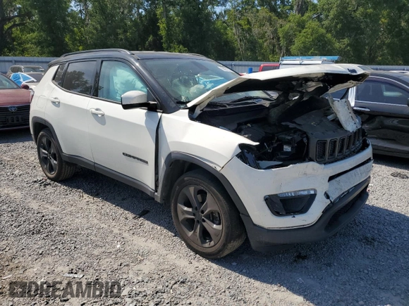 2019 Jeep Compass Altitude with VIN 3C4NJCBB6KT782474, listed as a Copart auction lot 53951275 with 70,480 mi miles and Non Repairable. Bid and sale history available at carsss.com. Image 4.