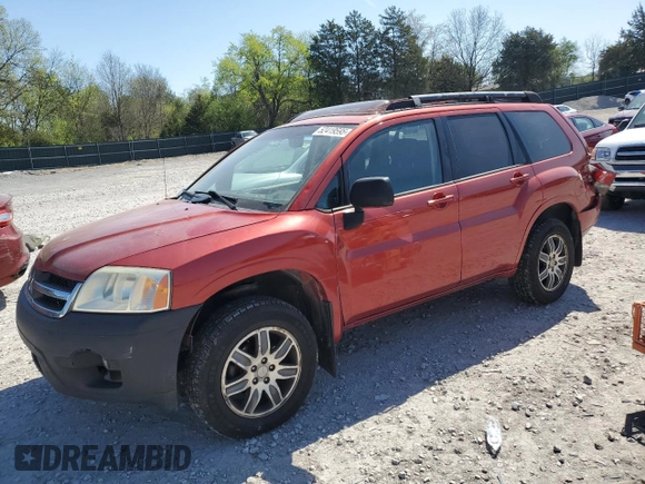 2008 Mitsubishi Endeavor SE with VIN 4A4MN31S98E042341, listed as a Copart auction lot 52419595 with 286,935 mi miles and Salvage Title. Bid and sale history available at carsss.com. Image 1.