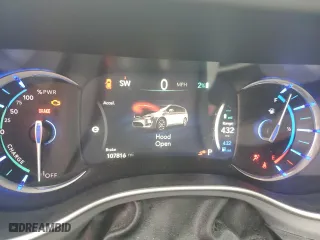 2018 Chrysler Pacifica Hybrid Touring Plus with VIN 2C4RC1H73JR125068, listed as a Copart auction lot 43076025 with 107,816 mi miles and Salvage Title. Bid and sale history available at carsss.com. Image 9.