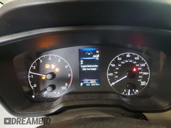 2023 Toyota Corolla Cross L with VIN 7MUAAABG8PV049431, listed as a Copart auction lot 56982055 with 20,275 mi miles and Salvage title. Bid and sale history available at DreamBid. Image 9.