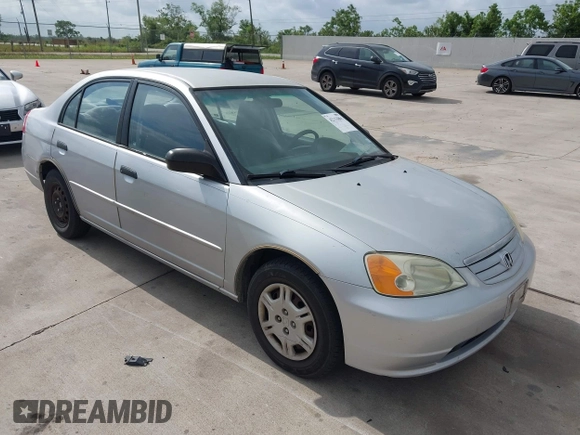 2001 Honda Civic LX z VIN 2HGES16571H586185, wystawiony jako IAAI lot #42133861 z przebiegiem 212 773 mil mil oraz . Historia ofert i sprzedaży dostępna na DreamBid. Obrazek 1.